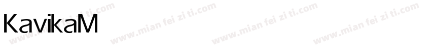 Kavika Medium字体转换